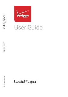 LG Lucid 3 manual. Camera Instructions.